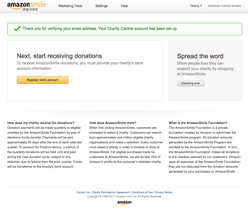 High fidelity of confirmation after verifying your email