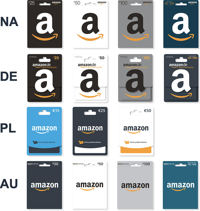 Examples of the carriers from NA, DE, PL, and AU to show how different they all look, the bad contrast, and how many of them feature an outdated logo