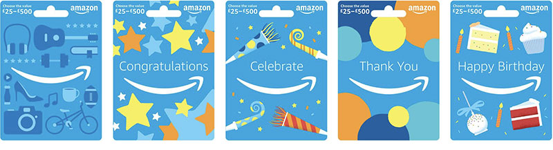 Occasion carriers before the redesign, featuring saturated colors and illustrations with a childish tone