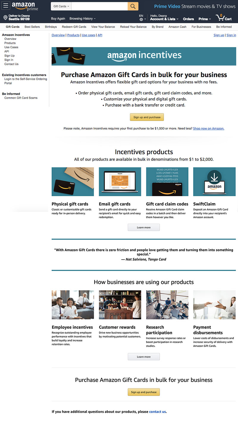 A much cleaner, brand-right solution of the microsite