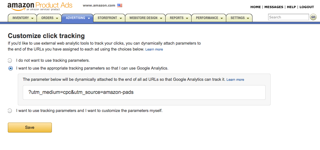 Showing that if you select the second radio button, you get a clear explanation of what will happen next. 