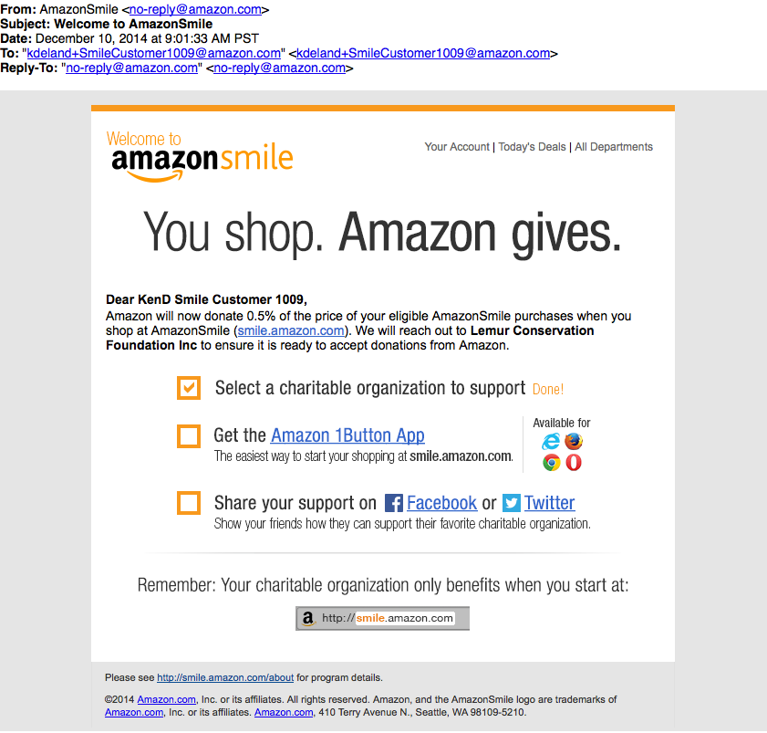 Old email, very outdated-looking